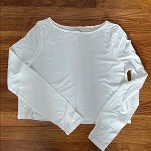 Cream Cropped Top